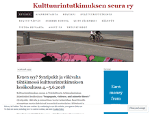 Tablet Screenshot of kultut.fi